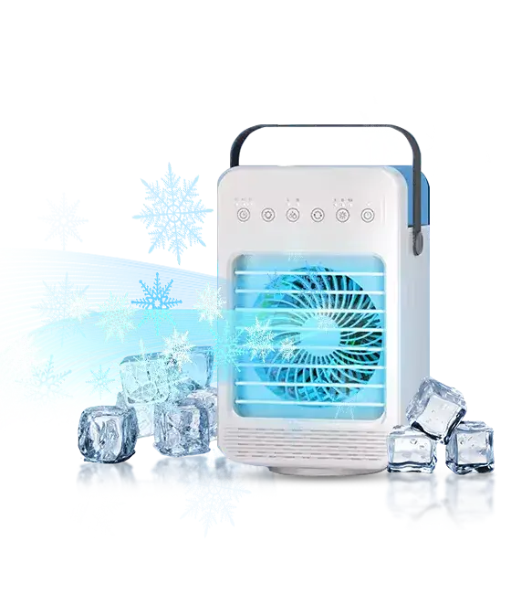 CoolJet portable air cooler — cools and heats